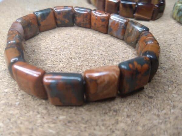 Poppy Jasper, elasticated bracelet
