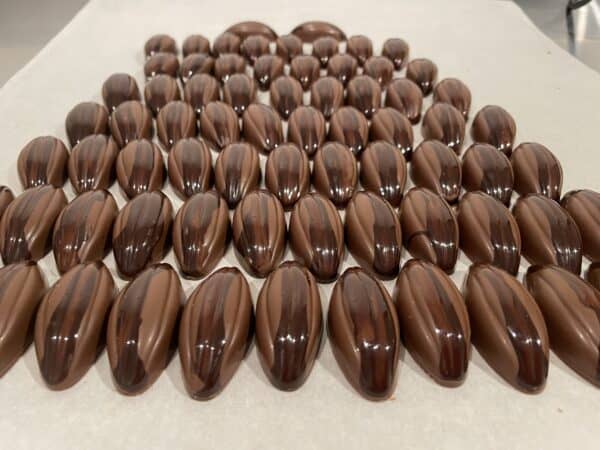 Great taste award winning Milk Chocolate Salted Caramel Chocolates - handmade by IslayCocoa (view 3)