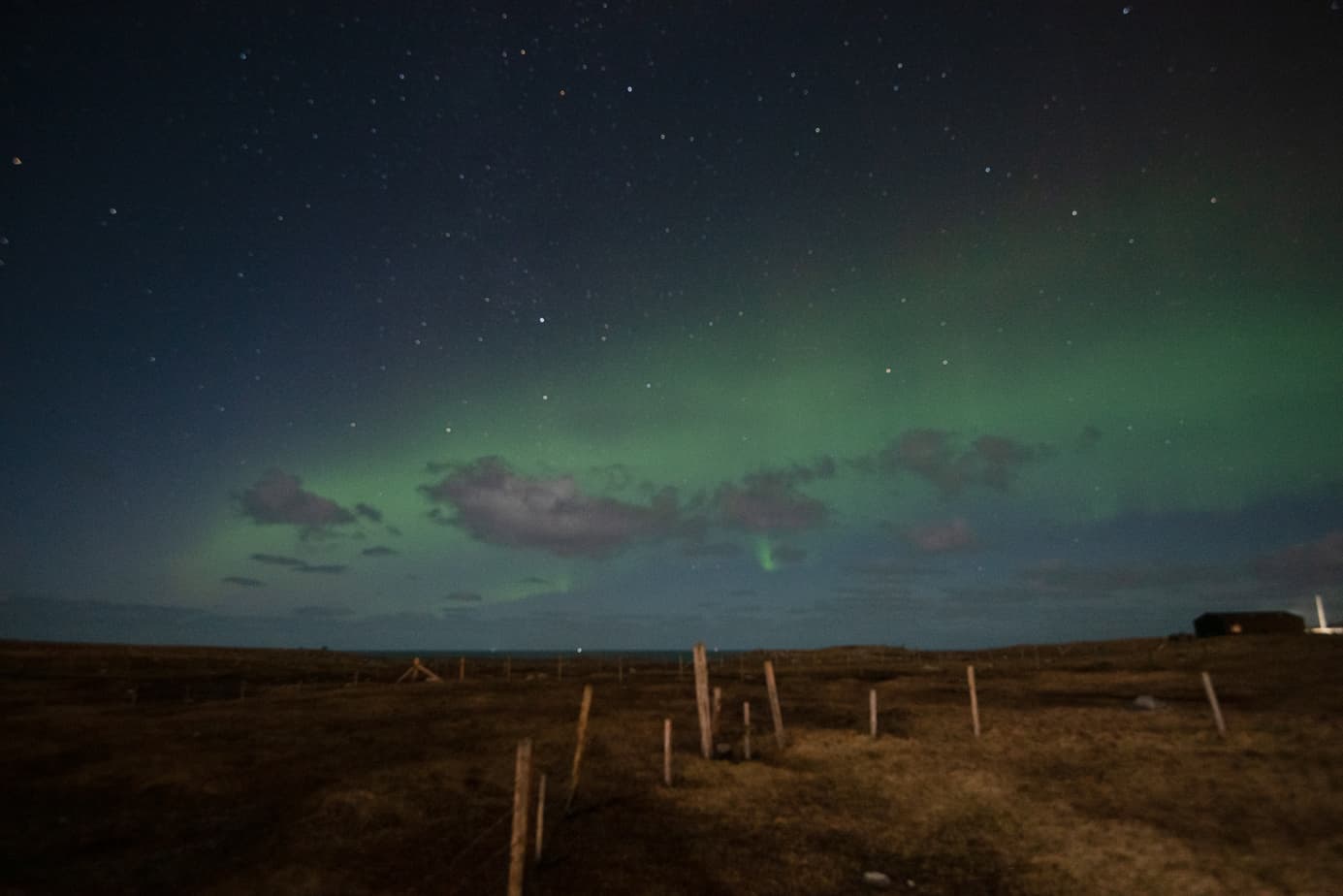 Aurora at Siabost, Lewis - Image 1