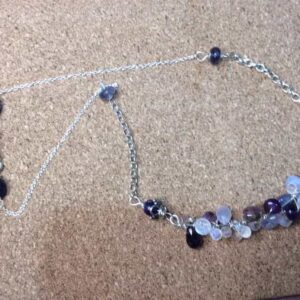 Gemstone Thai Karen silver choker necklace - Image 5