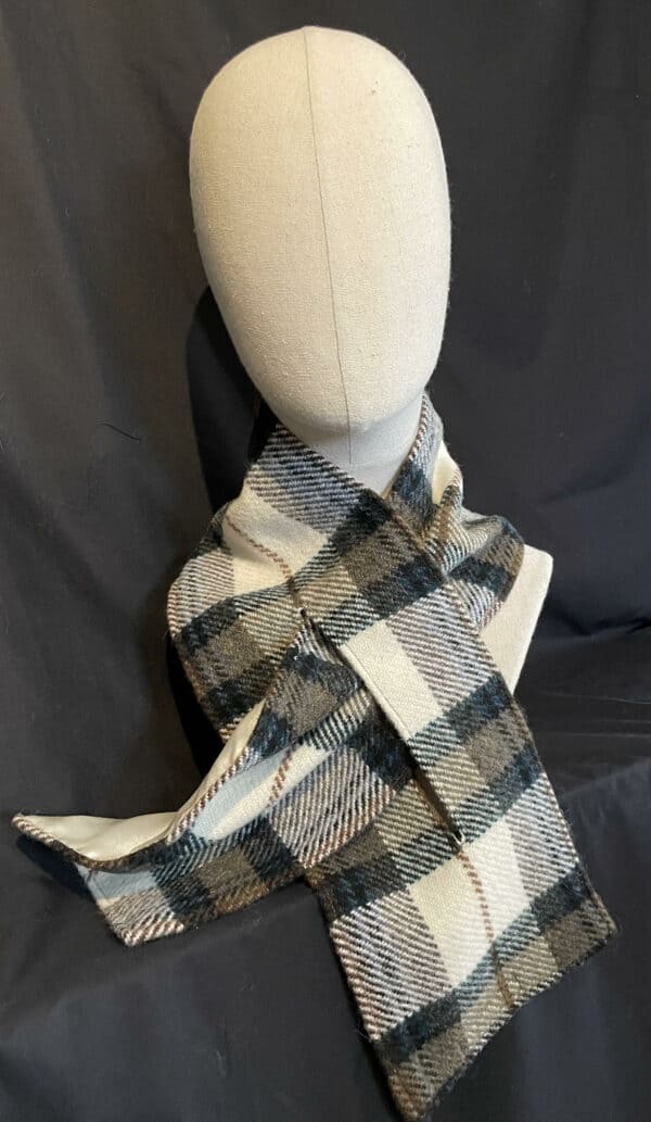 Shetland Tweed Wrap Through Scarf