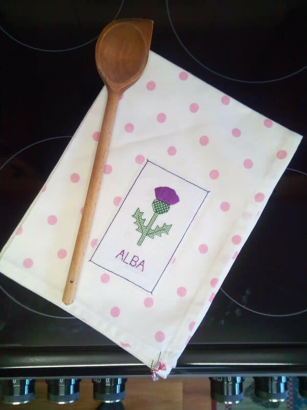 Scottish Thistle Tea Towel