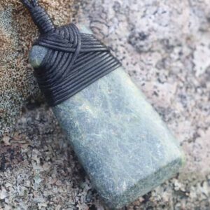 Hebridean Heritage Greenstone Pendant - handmade by Gneiss Things