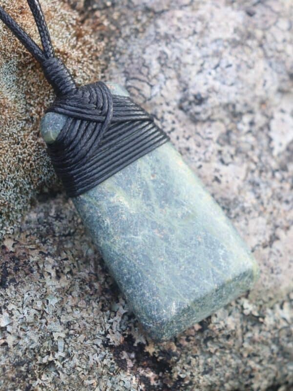 Hebridean Heritage Greenstone Pendant - handmade by Gneiss Things