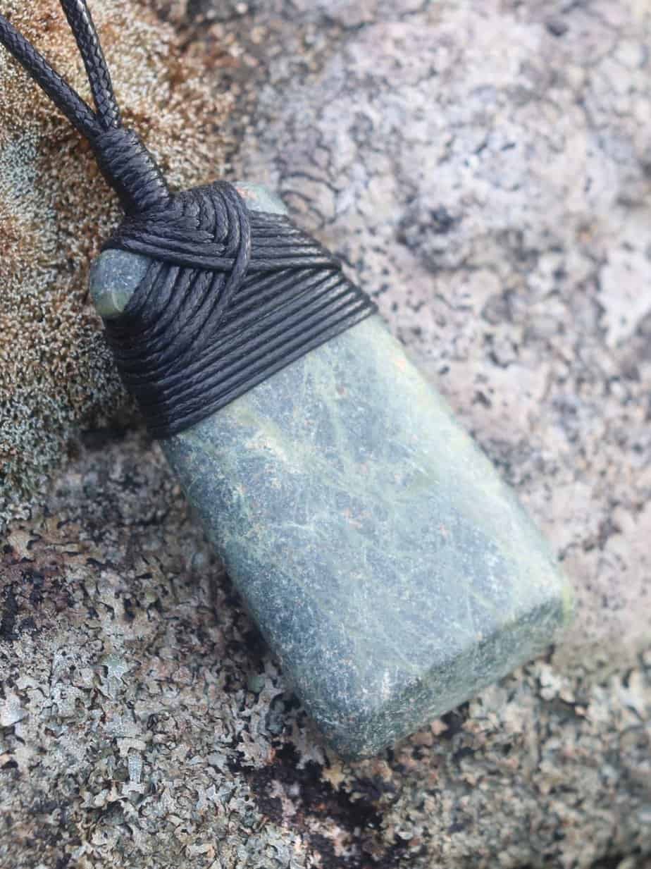 Hebridean Heritage Greenstone Pendant - handmade by Gneiss Things