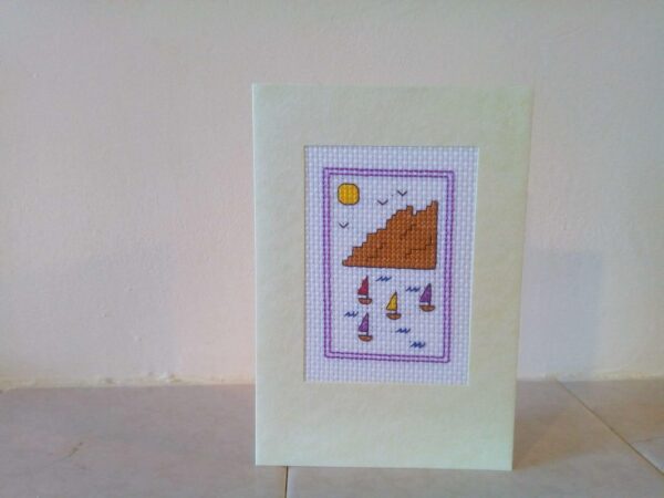 Peaceful Harbour Greetings card - handmade by Christie Country Crafts (view 2)