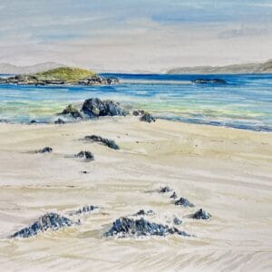 North from Iona. Original watercolour - handmade by IonaImages (view 2)