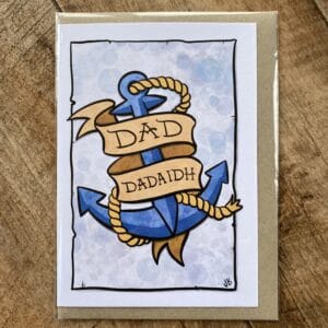 Dad / Dadaidh Father’s Day card in English & Scottish Gaelic - Image 3