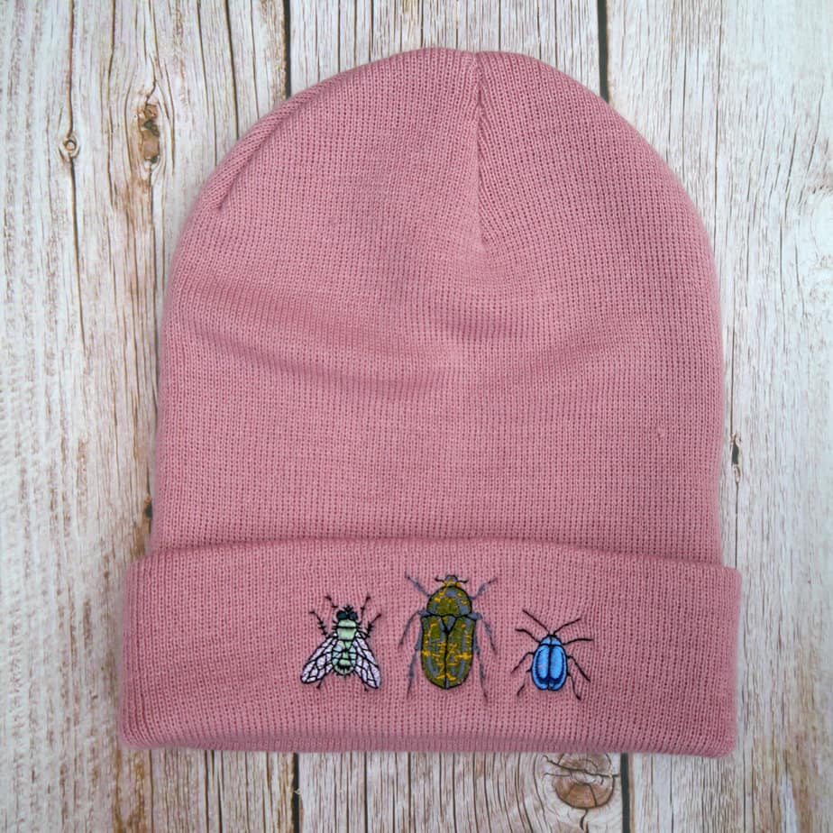 Fun Bug Minibeast Embroidered Beanie - Image 6