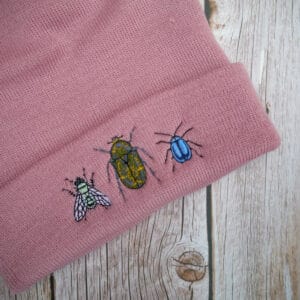 Fun Bug Minibeast Embroidered Beanie - Image 5