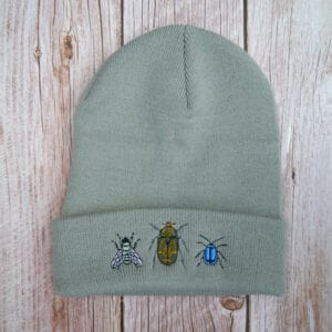 Fun Bug Minibeast Embroidered Beanie - Image 2