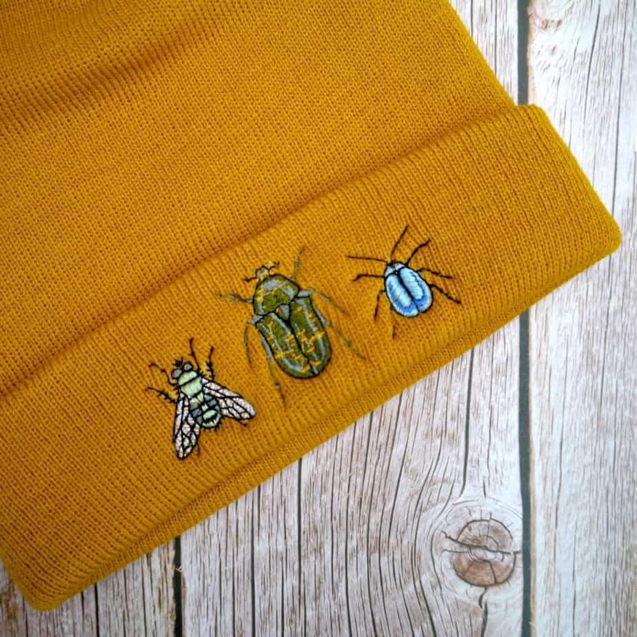 Fun Bug Minibeast Embroidered Beanie - Image 7