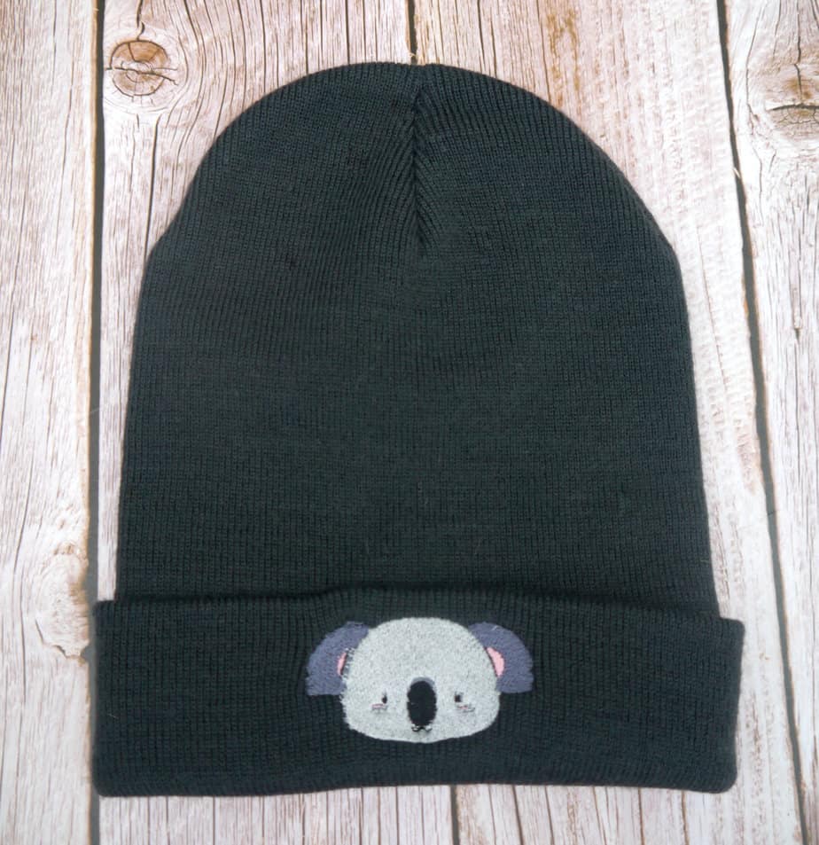 Lovely Koala Embroidered Beanie - Image 7