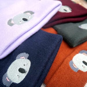 Lovely Koala Embroidered Beanie - Image 8