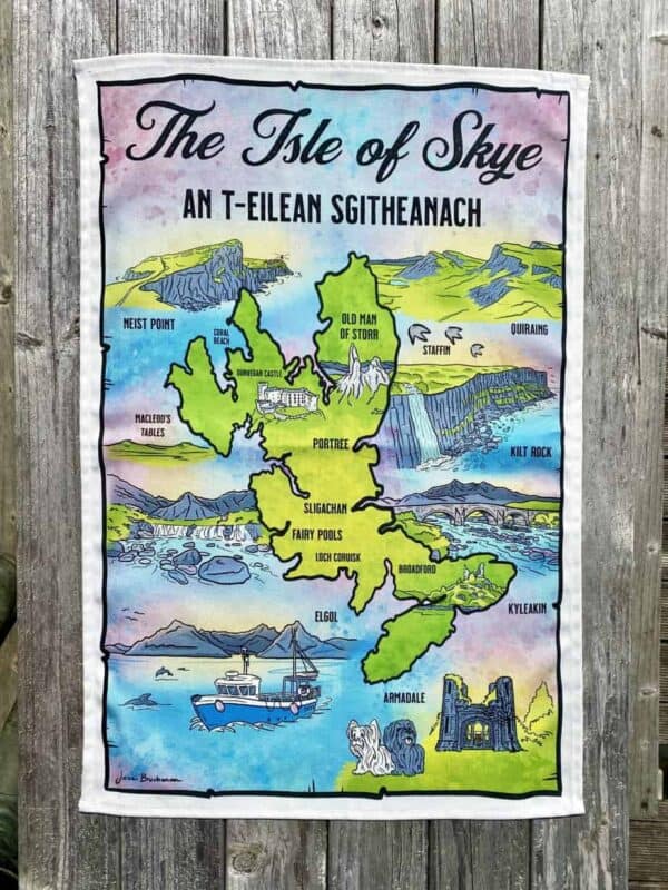 Tea towel Isle of Skye