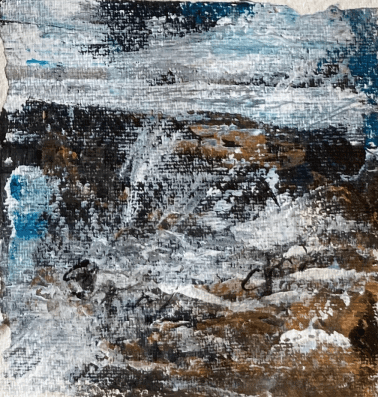 Restless Sea 4 - framed