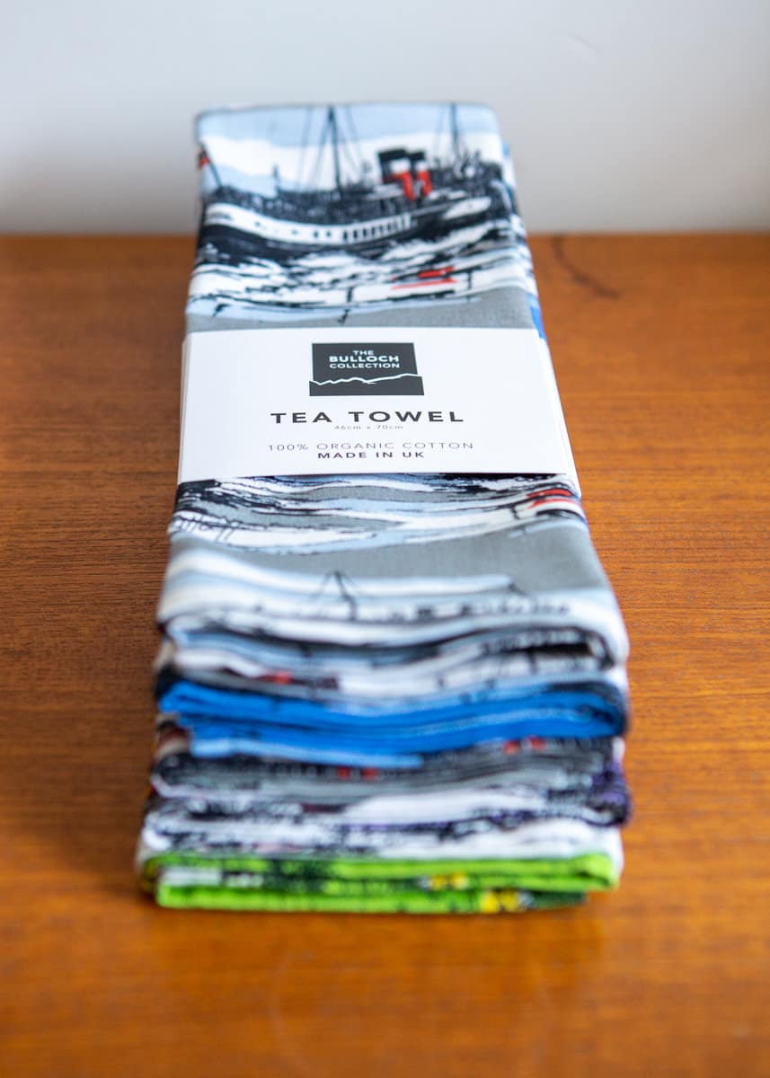 Tea Towel - Waverley Pale Grey - Image 4