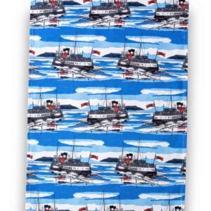 Tea Towel - Waverley Blue - handmade by Sarah Jane Hemsley Upholstery - The Bulloch Collection (view 4)