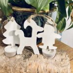 Set of 3 Scandi style Christmas ornaments