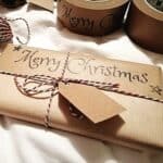 Merry Christmas kraft paper tape