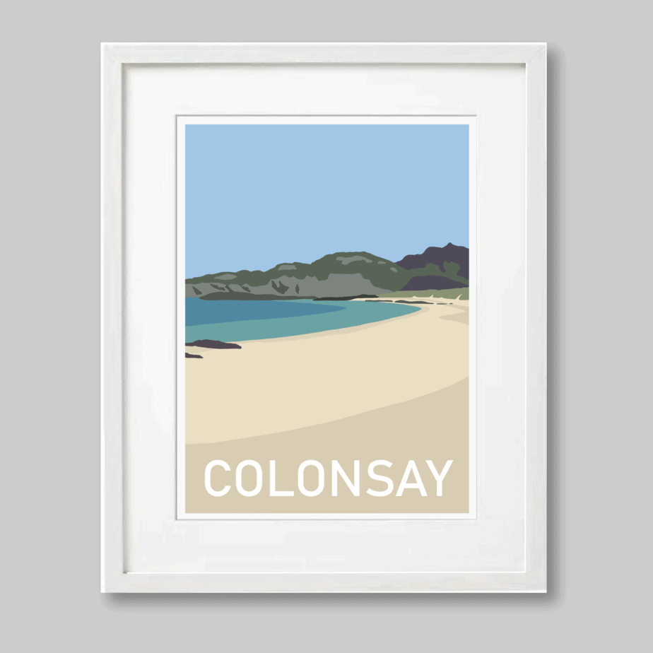 Colonsay print A4 - handmade by Sophie Scott Designs