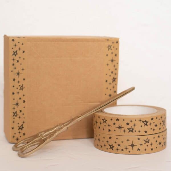 Stars paper tape - handmade by Cards and Gift Wrap (view 2)