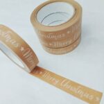 Merry Christmas white paper tape