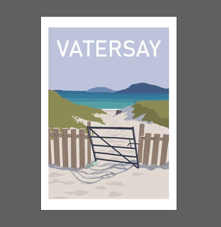 Vatersay Print A3 - Image 2
