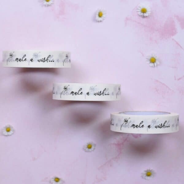 Make a Wish white paper tape
