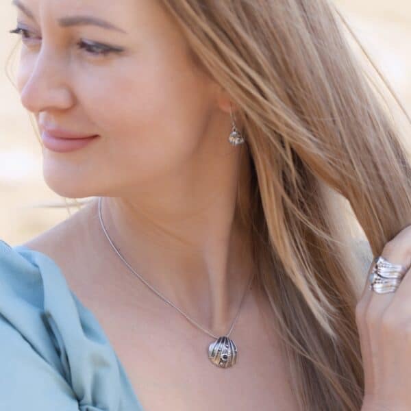 Mini Cockle Shell Drop Earrings