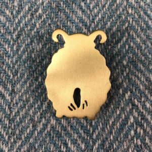 Brass Baa Baa Brooch - Image 2
