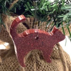Christmas Cat Decorations Set of 3 - handmade by Camella Crafts (view 3)