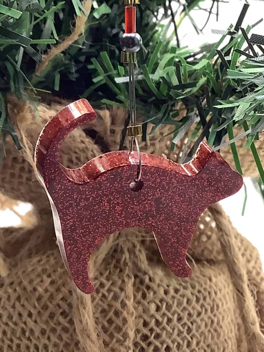 Christmas Cat Decorations Set of 3 - handmade by Camella Crafts (view 3)
