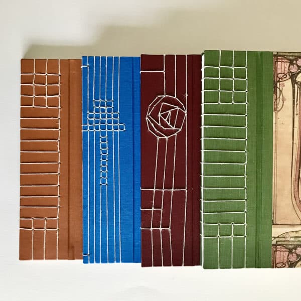 Rennie Mackintosh A4 blank books - handmade by bailemorbooks (view 3)