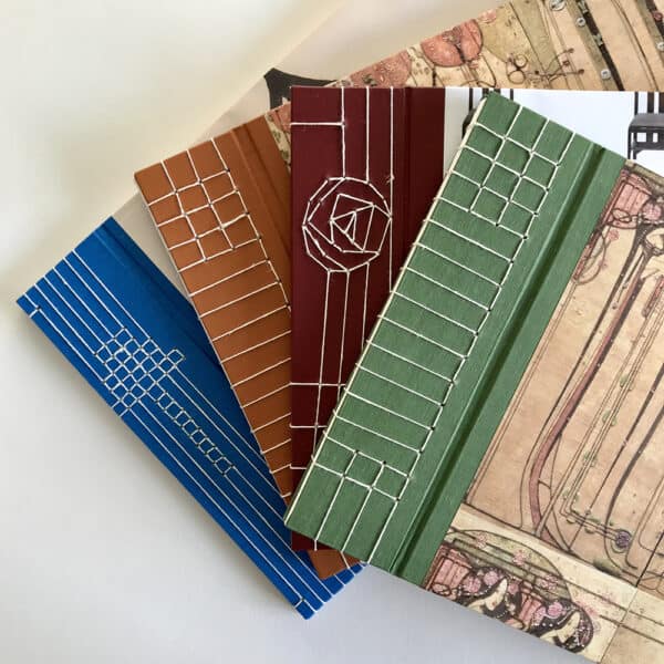Rennie Mackintosh A4 blank books - handmade by bailemorbooks (view 2)