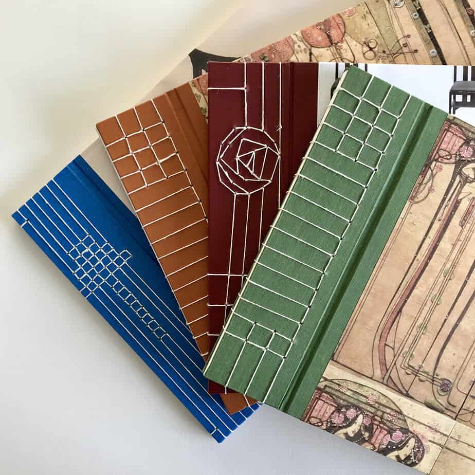 Rennie Mackintosh A4 blank books - handmade by bailemorbooks (view 2)