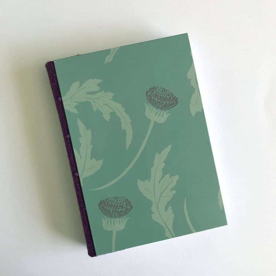 Tweed spine hand bound blank books - Image 14