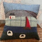 Shetland Tweed Scene Cushion