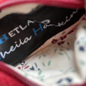 Shetland Tweed Coin Purse - Red Tweed - handmade by SHetland by Sheila Hankin (view 3)