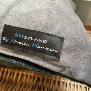 Shetland Tweed Scene Cushion - handmade by SHetland by Sheila Hankin (view 3)