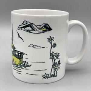 Yellow Boat - handmade by Fishing Float Art (view 3)