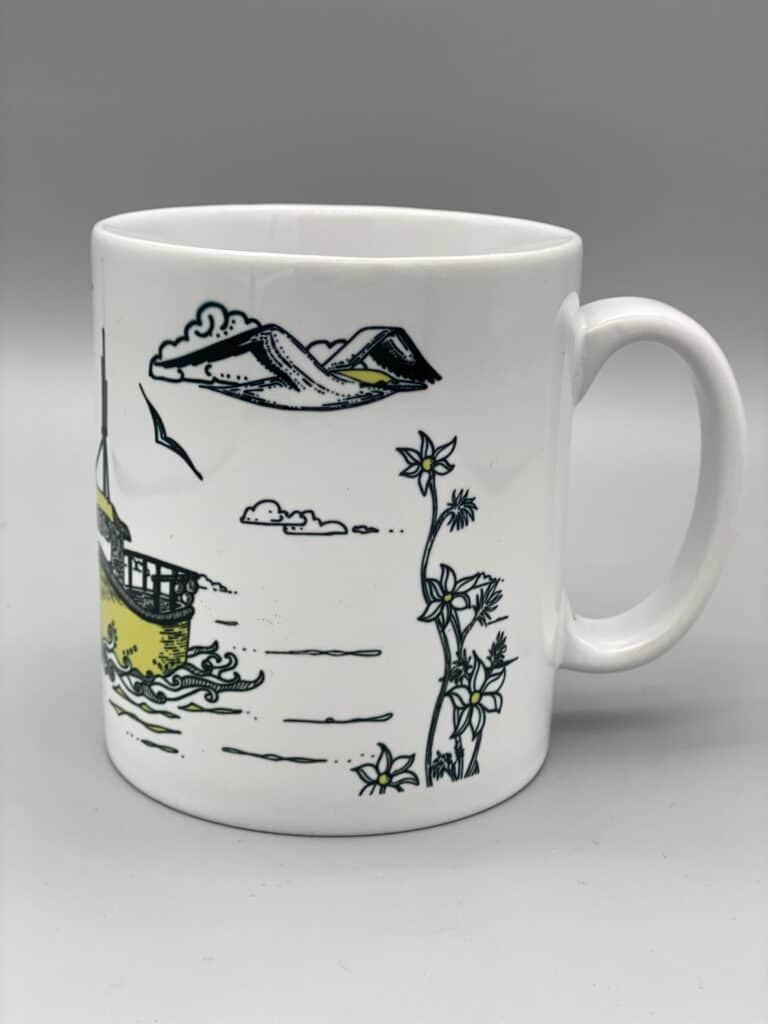 Yellow Boat - handmade by Fishing Float Art (view 3)