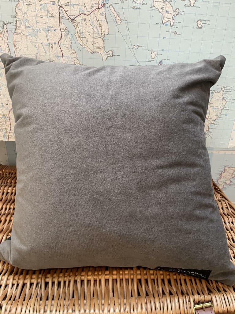 Shetland Tweed Scene Cushion - handmade by SHetland by Sheila Hankin (view 2)