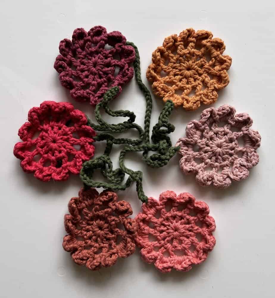 Flower Power Bunting - handmade by Buttercups and Clover