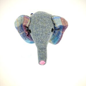 Harris Tweed elephant wall hanging - Image 6