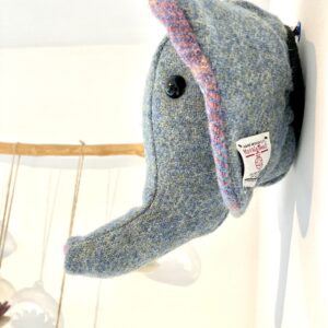 Harris Tweed elephant wall hanging - Image 4