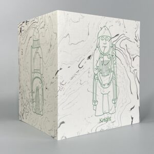 Lewis Chessmen greetings cards / notelets with envelopes 5 pack - Image 2