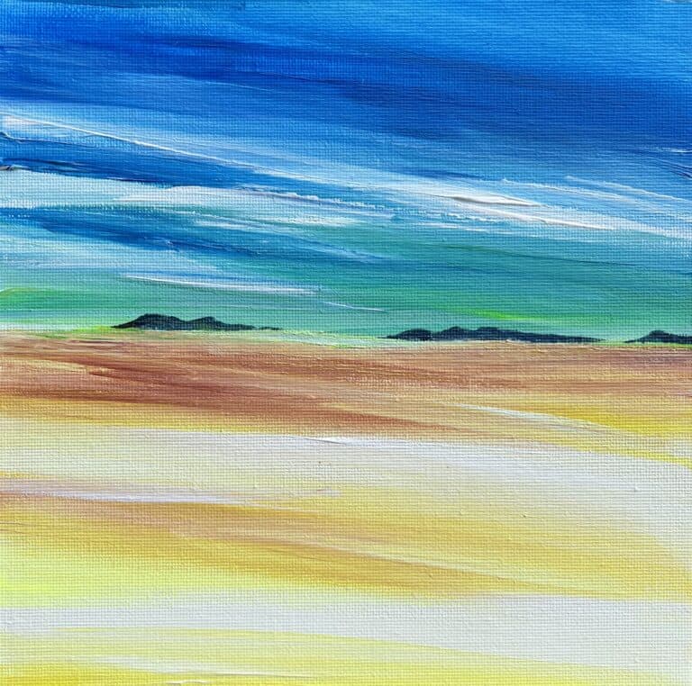 Hebridean skyline - handmade by Jo MacLean
