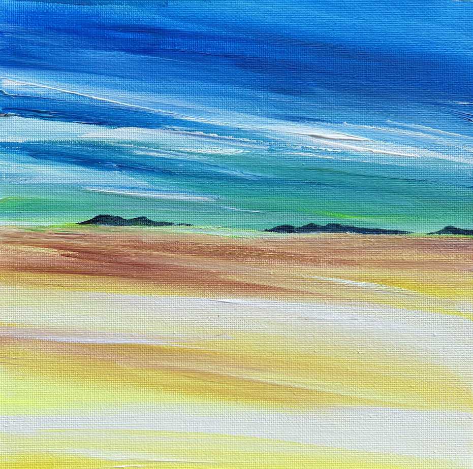 Hebridean skyline - handmade by Jo MacLean
