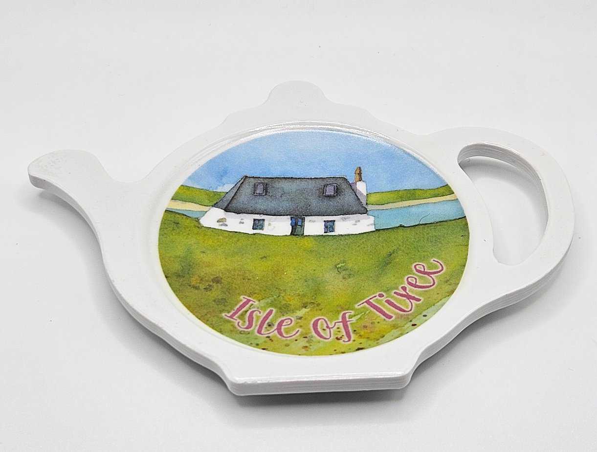 Tiree little Blackhouse teabag tidy - handmade by Chocolates and Charms